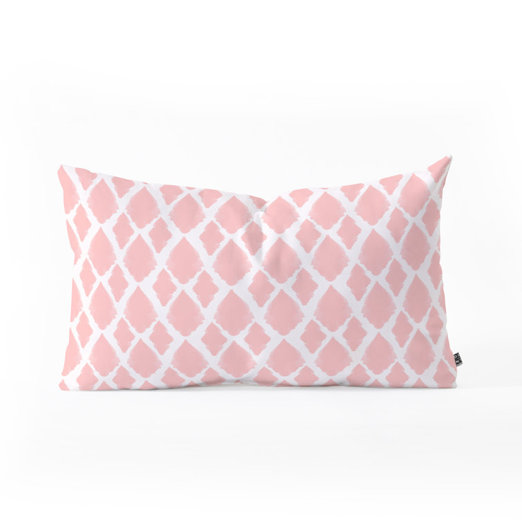 East Urban Home Ikat Blushed Lumbar Pillow Wayfair